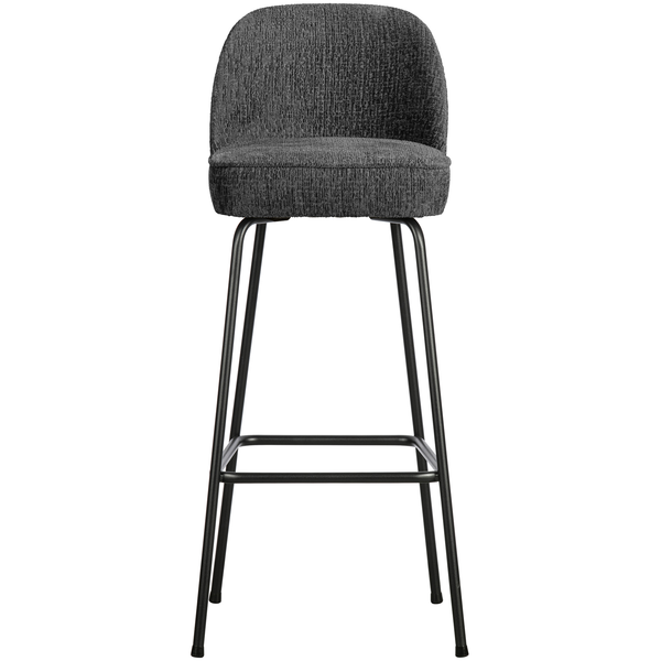 Vogue barstoel 80 cm structure velvet mountain, vooraanzicht