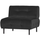 Lloyd fauteuil velours cast iron