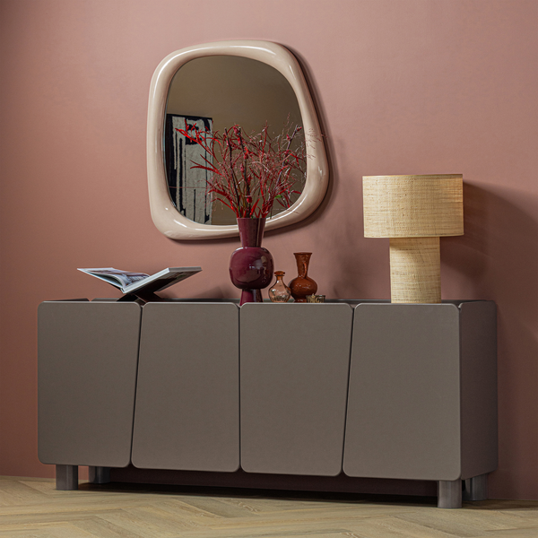 Root commode 200 cm pin truffle brun, photo d'ambiance
