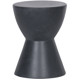 Dover stool anthracite 45xø35 cm, front view