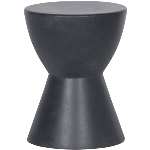 Dover stool anthracite 45xø35 cm, front view