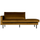 Rodeo daybed links velvet honinggeel