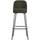 Vogue barstoel 80 cm geweven stof warm groen