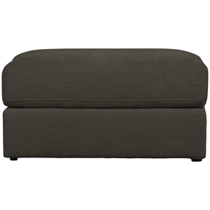 Family pouf tissu anthracite, vue de face