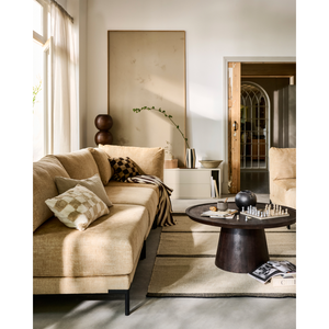 Couple loveseat element butter melange, room setting