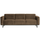 Statement 3-seater 230 cm velvet taupe