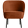 Vogue fauteuil velours la rouille