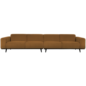 Statement XL 4-seater 372 cm bouclé butter, front view