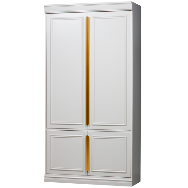 Organize kast 62 cm grenen mist, schuin vooraanzicht
