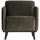 Statement arm chair velvet warm green