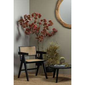 Gunn eetkamerstoel rattan/hout zwart, sfeerfoto