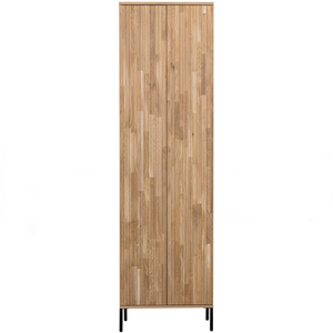 New gravure armoire avec tiroir chêne naturel, vue de face