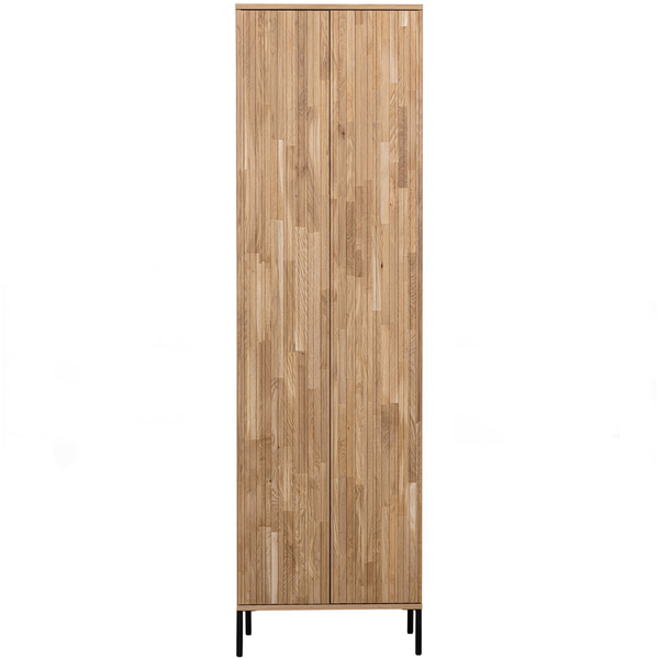 New gravure armoire avec tiroir chêne naturel, vue de face