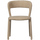 Noble chaise de salle à manger sable