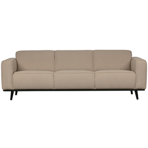 Statement 3-places 230 cm bouclé beige, vue de face
