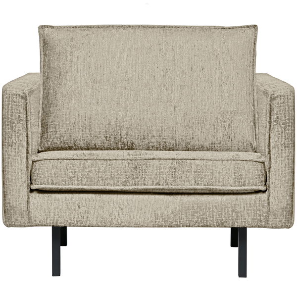 Rodeo fauteuil structure velvet wheatfield, vooraanzicht