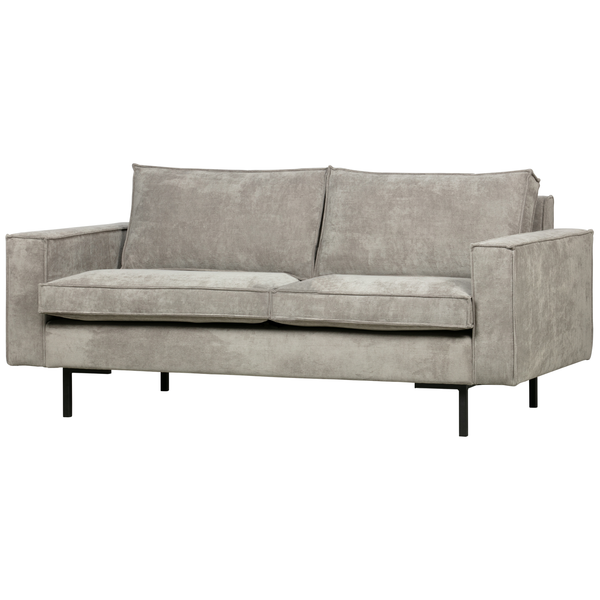 Arwin 2.5-seater sofa in aged green, angled front view