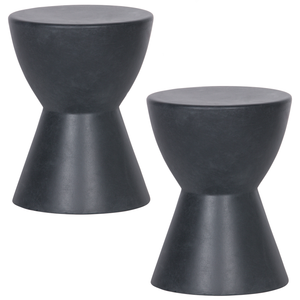Dover stool anthracite 45xø35 cm, detail