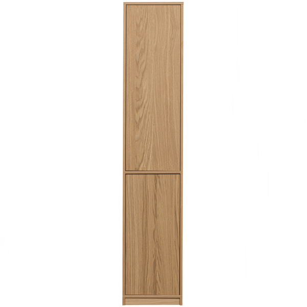 Modulair bovenkast 40 cm eiken naturel mat, vooraanzicht