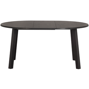 Lange jan ø extendable dining table oak blacknight, front view
