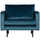 Rodeo armchair velvet blue