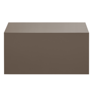 Savo coffee table mdf high gloss mocha brown, front view