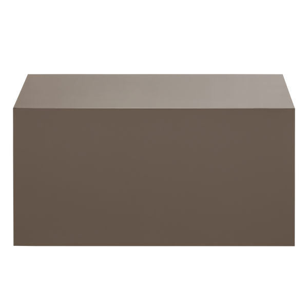 Savo coffee table mdf high gloss mocha brown, front view
