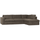 Freddie corner sofa right brown