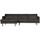 Rodeo chaise longue left ecoleather black