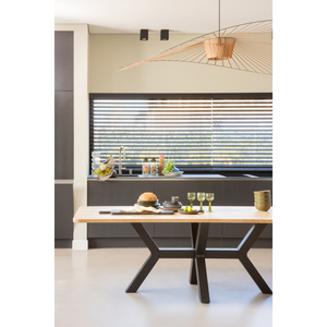 Combi Tablo XL plateau de table en chêne 240 x 100 cm avec pied Zeeland, photo d'ambiance