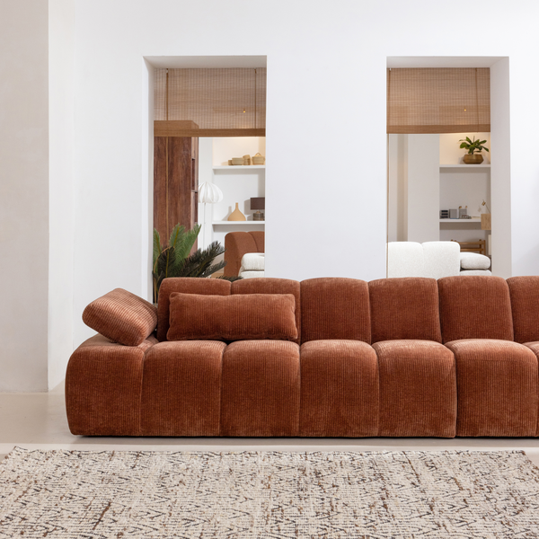 Joslin rug wool natural melange 170x240 cm, room setting