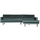 Rodeo chaise longue rechts velvet groenblauw