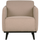 Statement arm chair bouclé beige