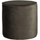 Sara poef hoog velvet warm groen 46xø46