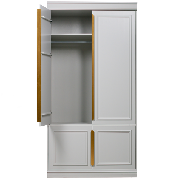 Organize kast 62 cm grenen mist, vooraanzicht