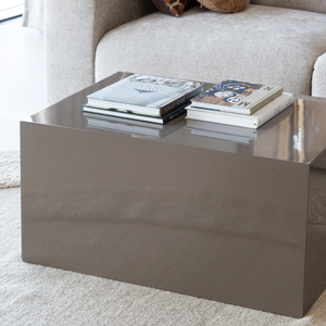 Savo coffee table mdf high gloss mocha brown, room setting