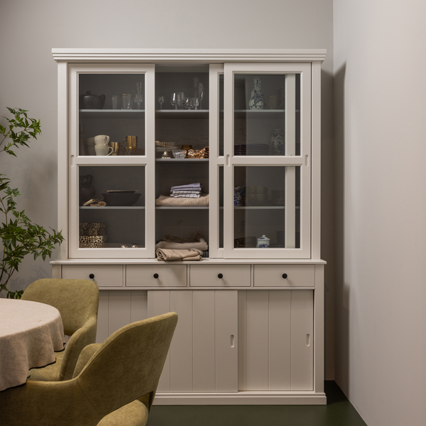 Lagos buffetkast grenen wit, sfeerfoto