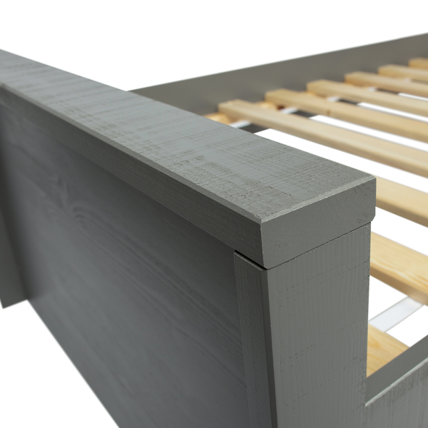 Morris lit pin loam 90x200 cm (ex. sommer lattes+tiroir), détail