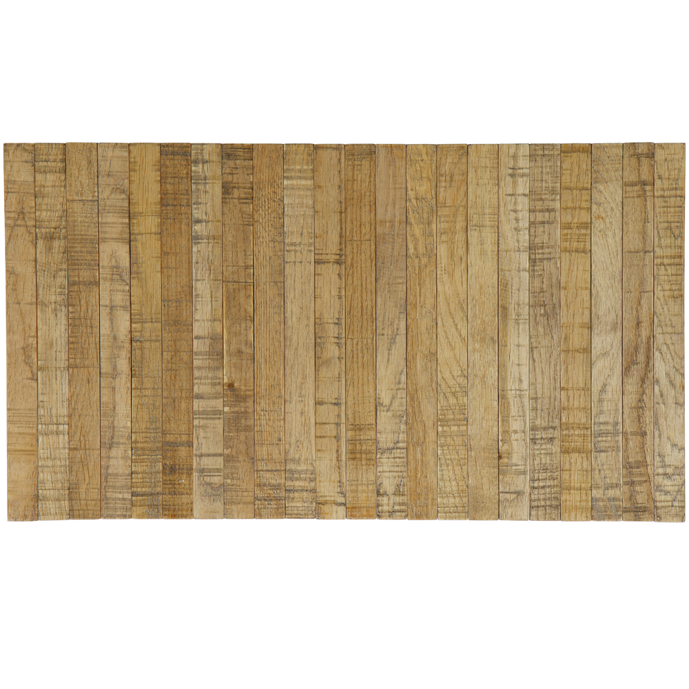 Armrest flexible oak antique finish - m, front view