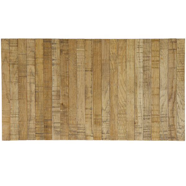 Armrest flexible oak antique finish - m, front view