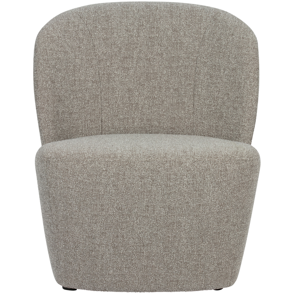 Lofty fauteuil naturel melange, vue de face