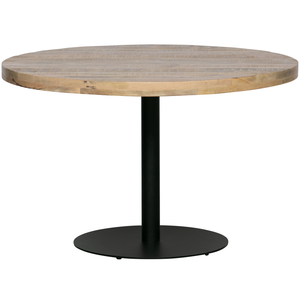 Tablo mango wood tabletop Ø 120 cm, front view