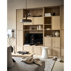 Modulair bas-de-casse 110 cm chêne naturel mat, photo d'ambiance