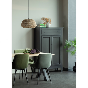 Combi Tablo eiken 180 x 90 cm met Alkmaar poot, sfeerfoto