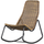 Tom garden rocking chair natural