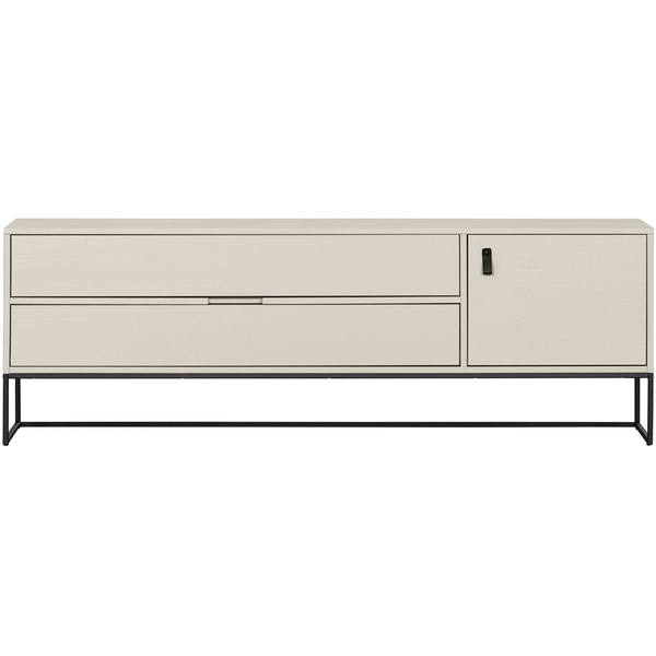 Silas tv meubel 180 cm grenen dust, vooraanzicht
