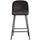 Vogue tabouret de bar 65 cm eco cuir noir