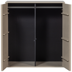 Daily Closet double 110x100 cm pin dakargrau, vue de face
