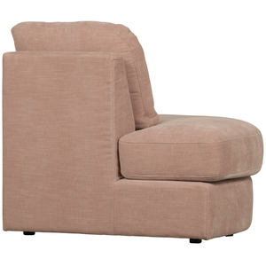 Family 1-place element angle rond gauche tissu rose, côté droit