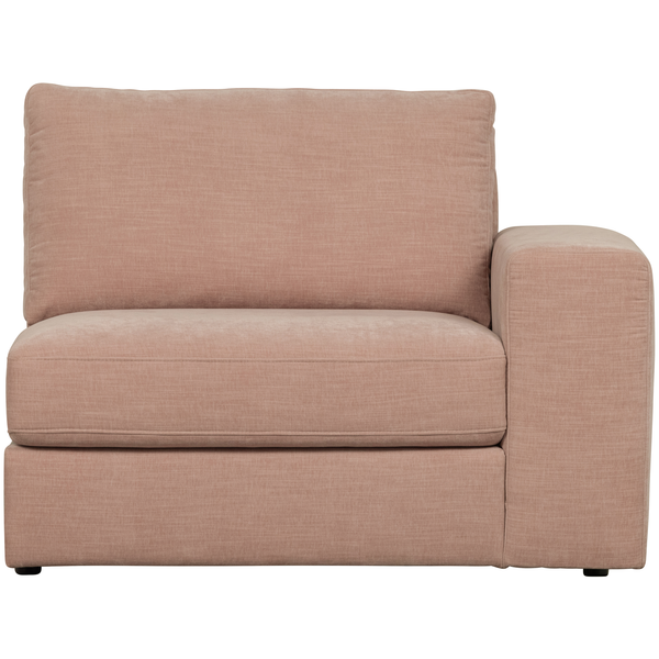 Family 1-seater element arm right pink, front view